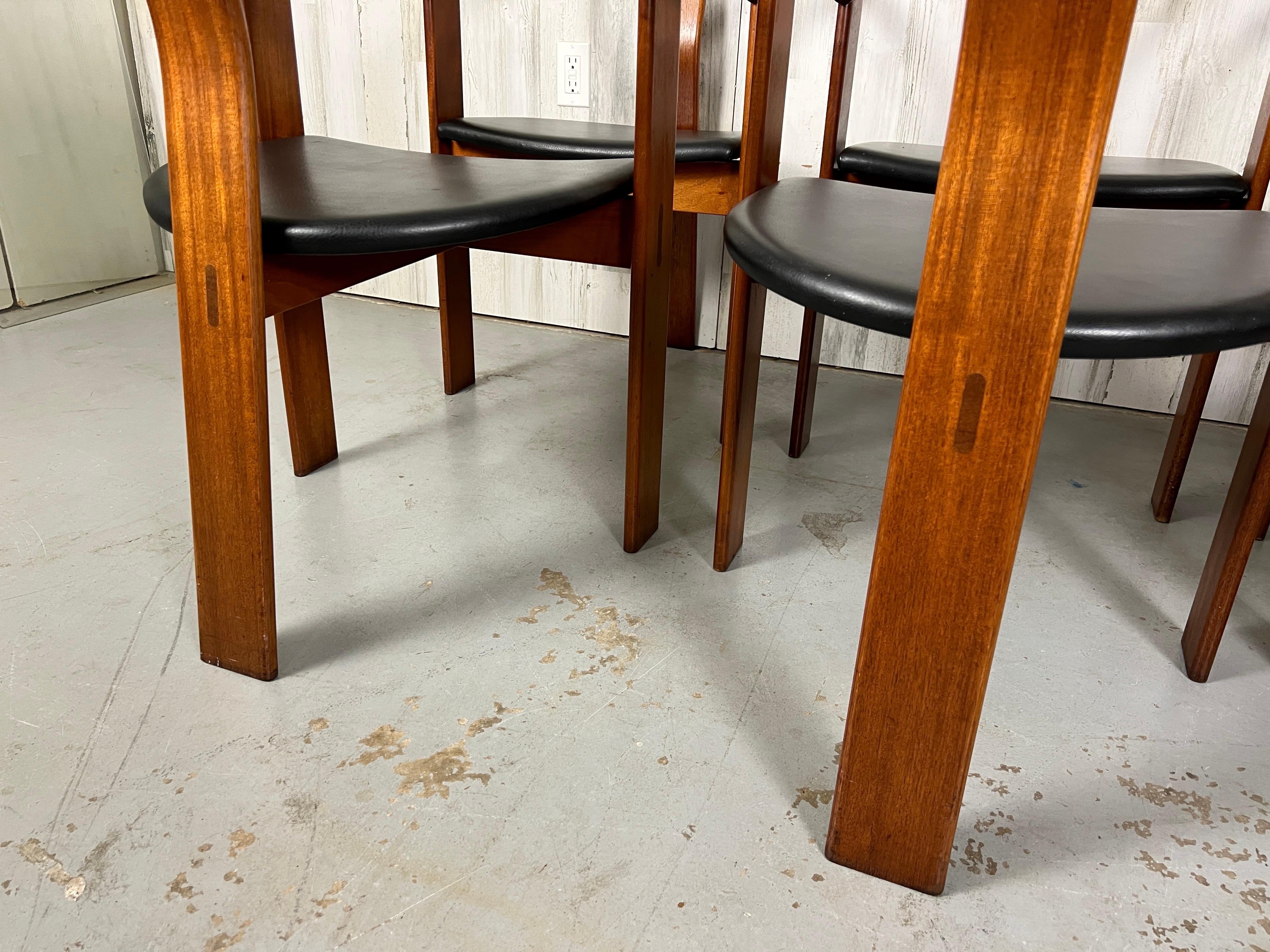 Landerholm & Lund for Fredericia Stolefabrik Tripod Dining Chairs For Sale 4