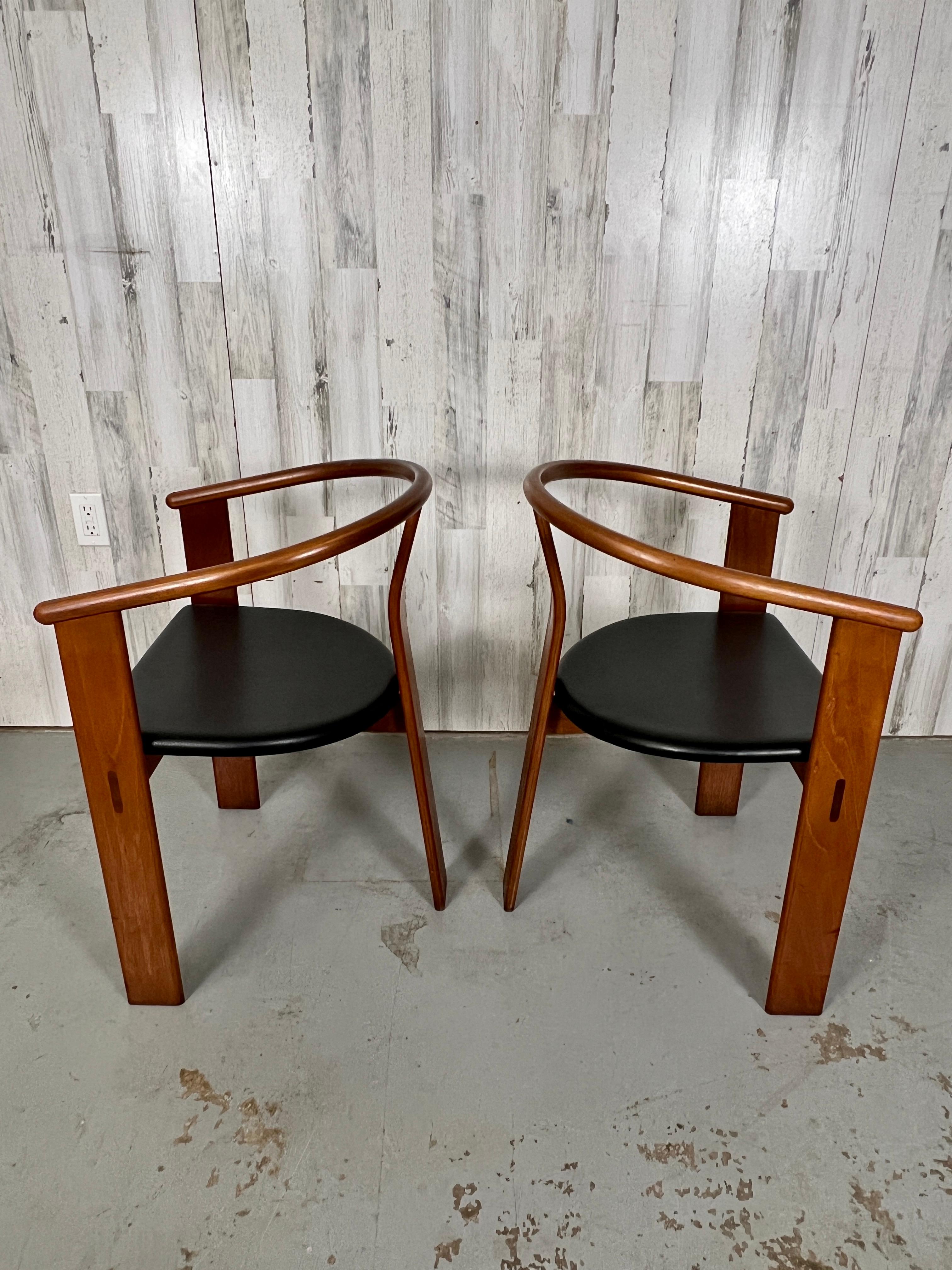 Landerholm & Lund for Fredericia Stolefabrik Tripod Dining Chairs For Sale 10