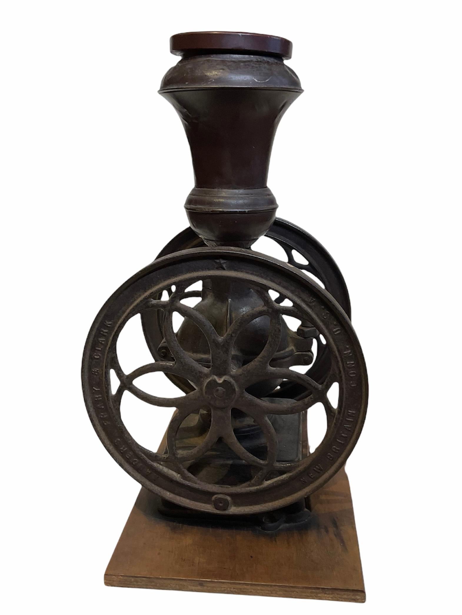 American Landers, Frary & Clark Cast Iron Coffee Grinder/Mill For Sale