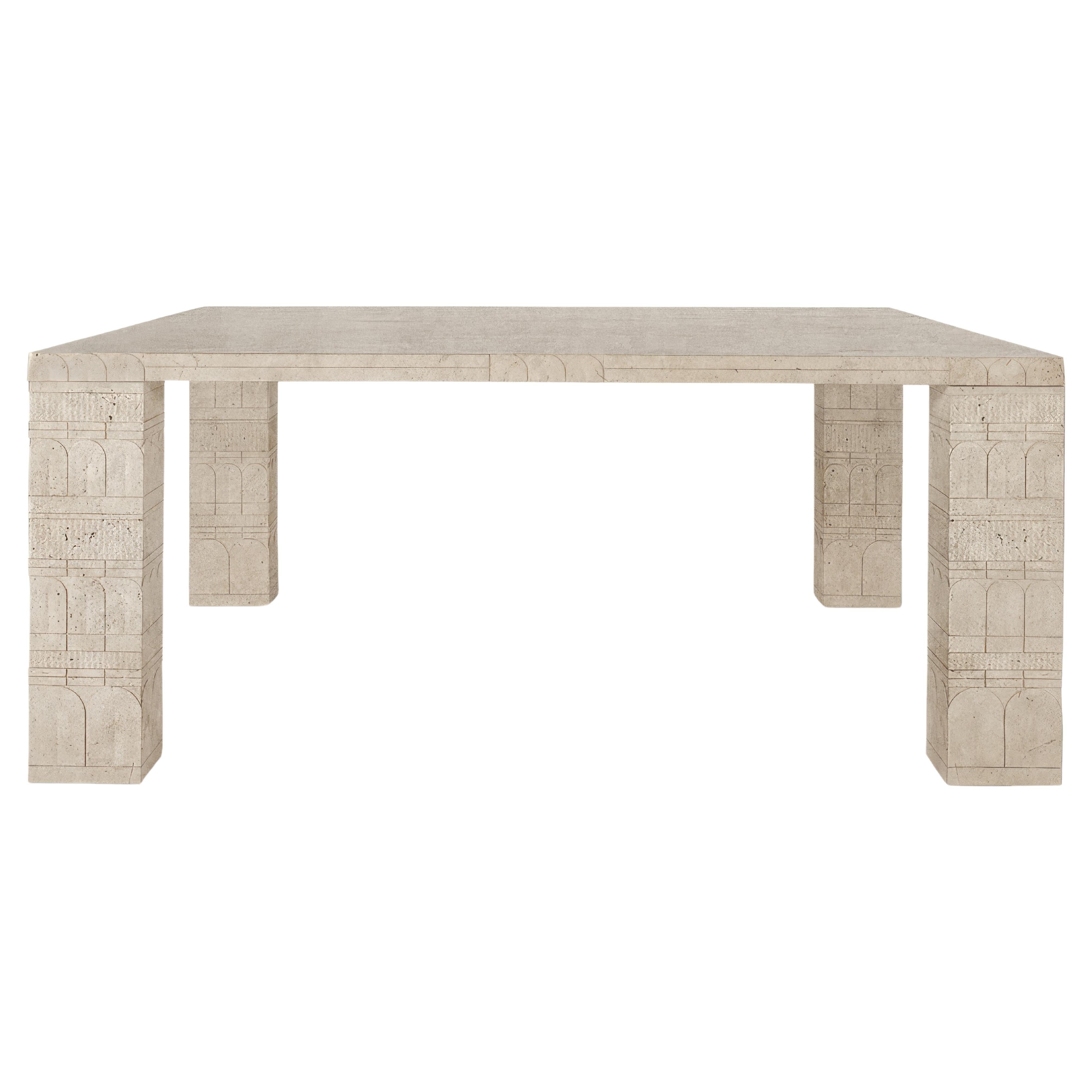 Landin Dining Table by OHLA STUDIO For Sale