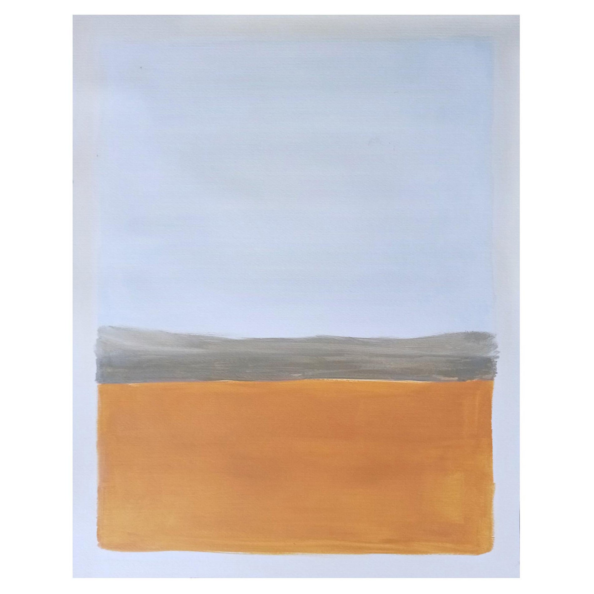 Landschaft, Acryl auf Papier, kostenlose Lieferung
