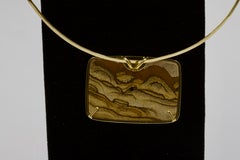 Roland Schad Landscape Agate Pendant