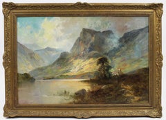 Landscape by Clarence Henry Roe Oil on Canvas