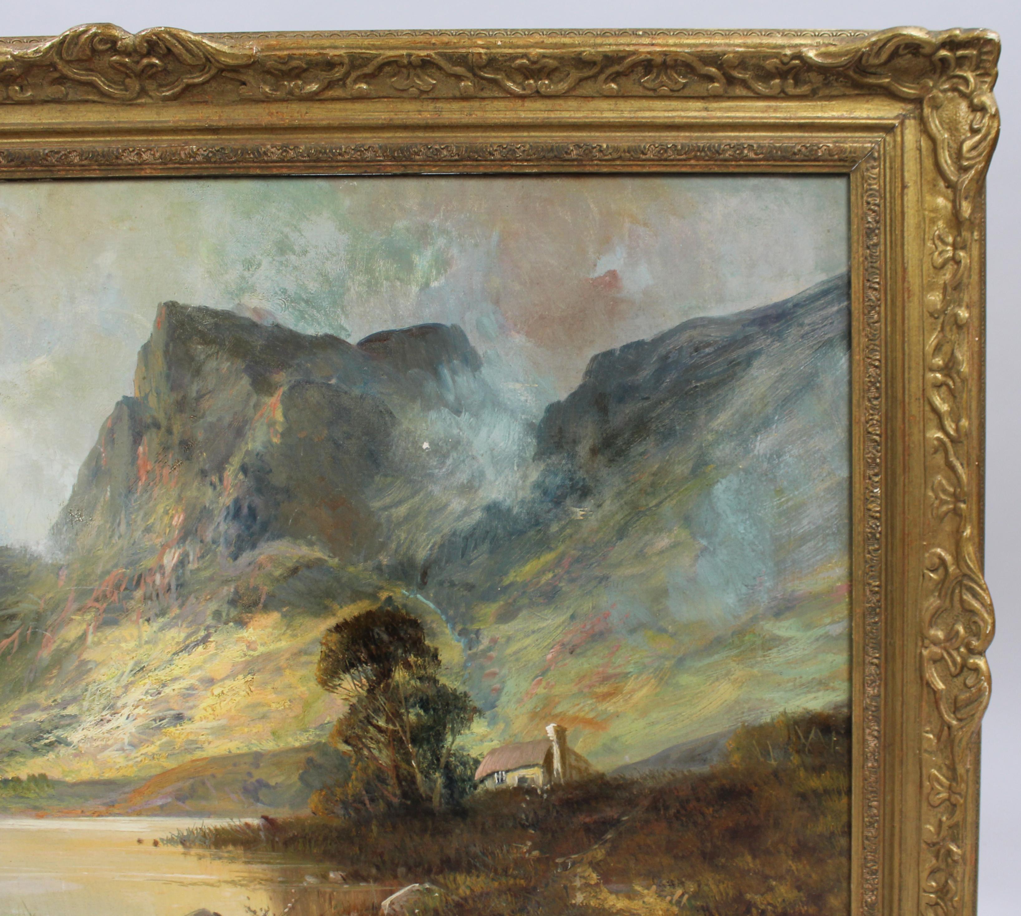 Landscape by Clarence Henry Roe Oil on Canvas For Sale 1