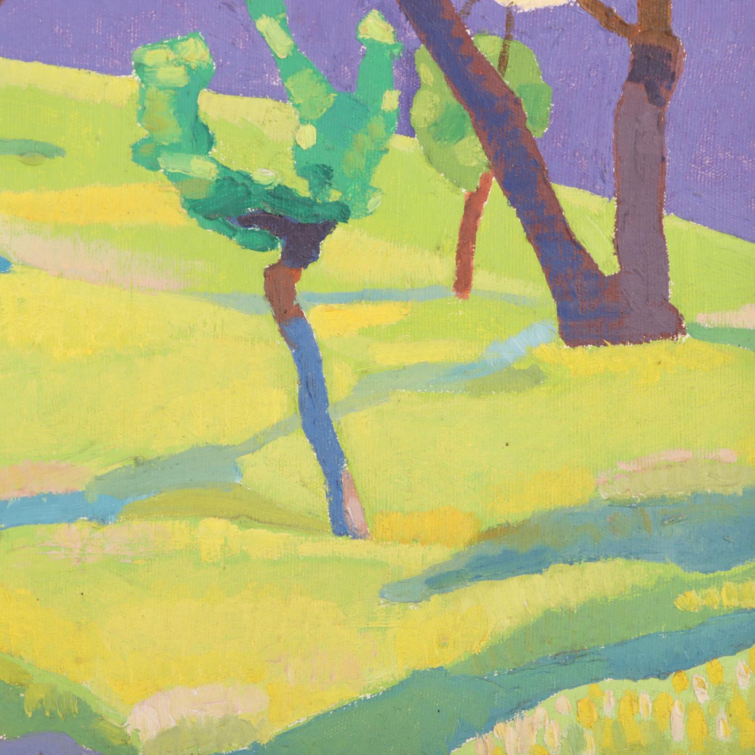 Landschaft von Ernest Yarrow-Jones (Brite, geb. 1872 - gest. 1951) (20. Jahrhundert) im Angebot