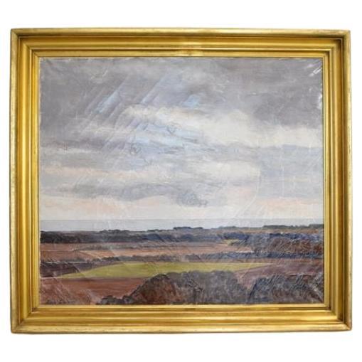 Landscape by Lars Swane, Oil on Canvas For Sale
