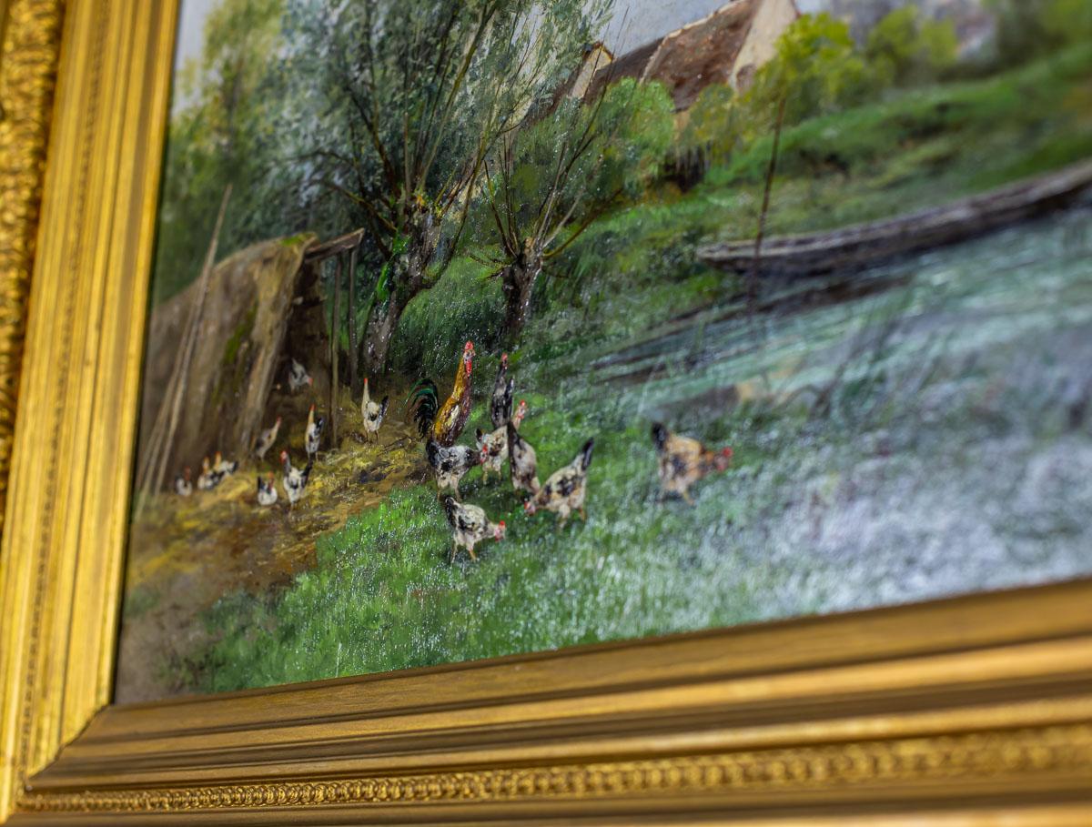 Landscape by Luis Remy Matifas, Fourth Quarter of the 19th Century For Sale 1