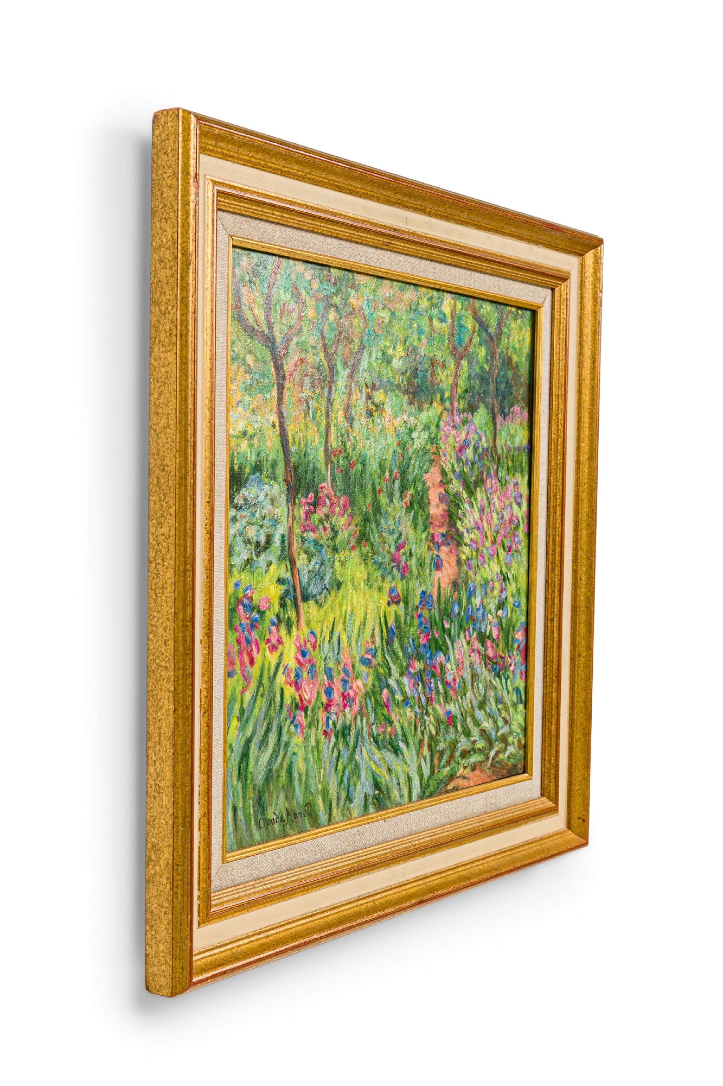 Copia di un dipinto di paesaggio impressionista intitolato  