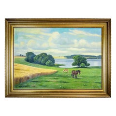 Landscape in a Gold Frame, circa 1940