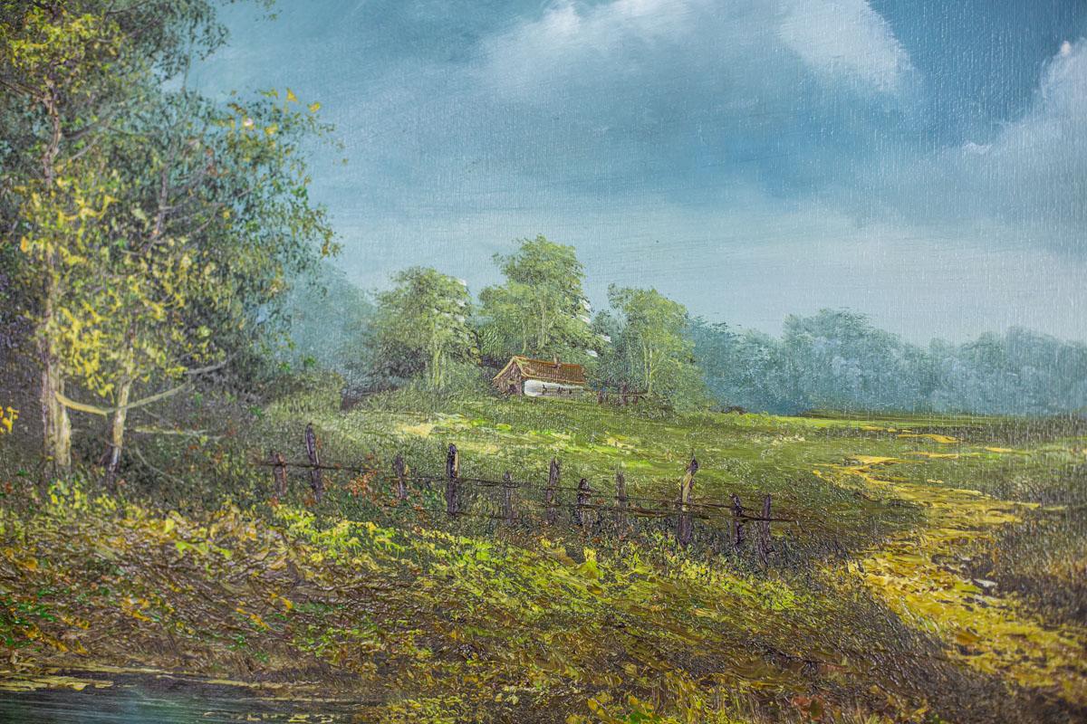 Landscape in an Oak Frame, after circa 1945 For Sale 2
