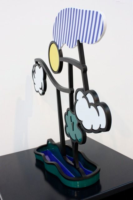 With landscape mobile, Roy Lichtenstein has designed a beautiful 