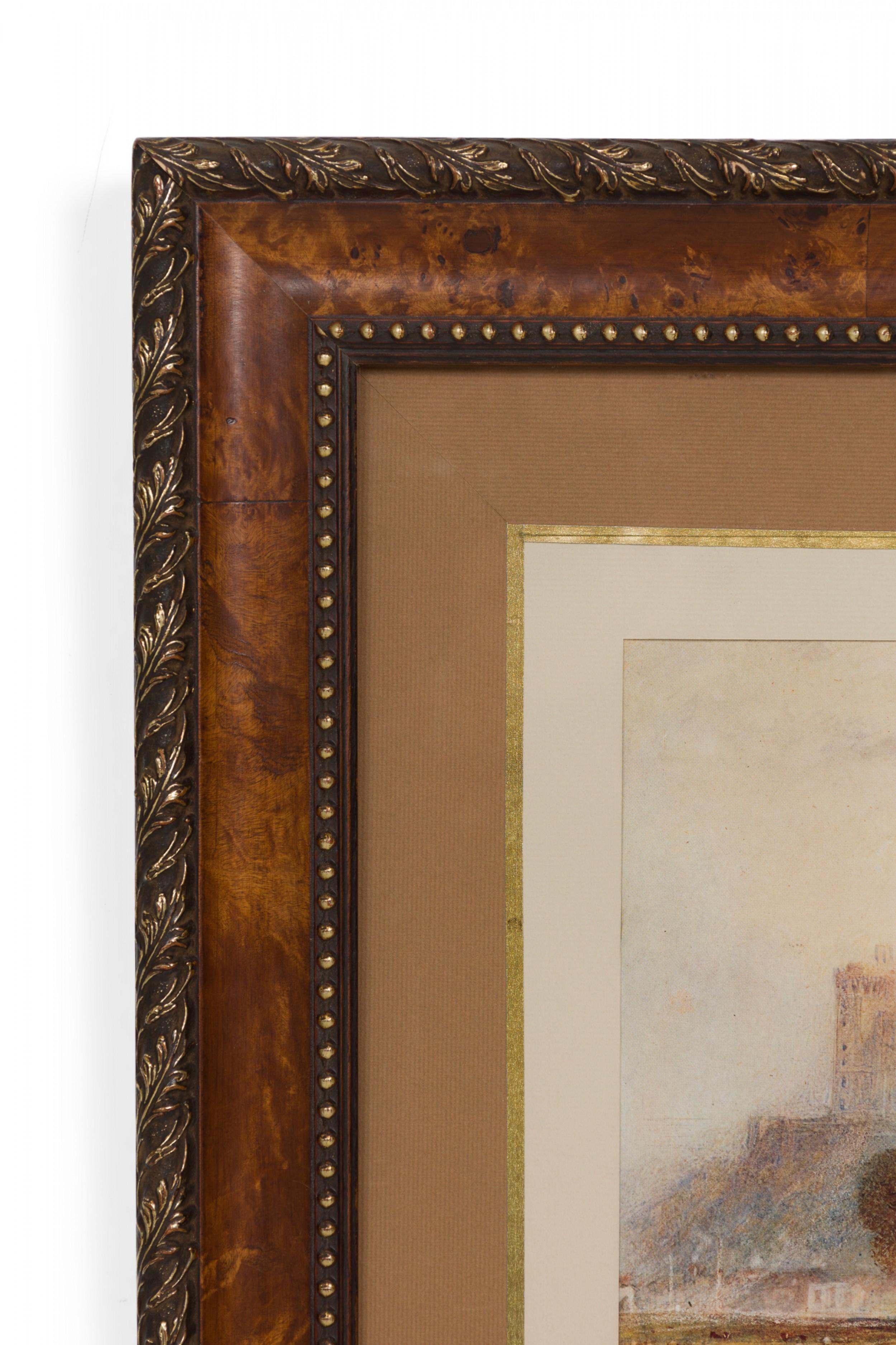 Victorian Landscape of a Castle on a Hill For Sale