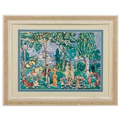Paysage de personnes au bord de la mer