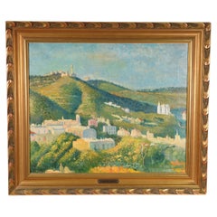 Vintage Landscape. Oil on canvas. GARCÍA LESMES, Aurelio.