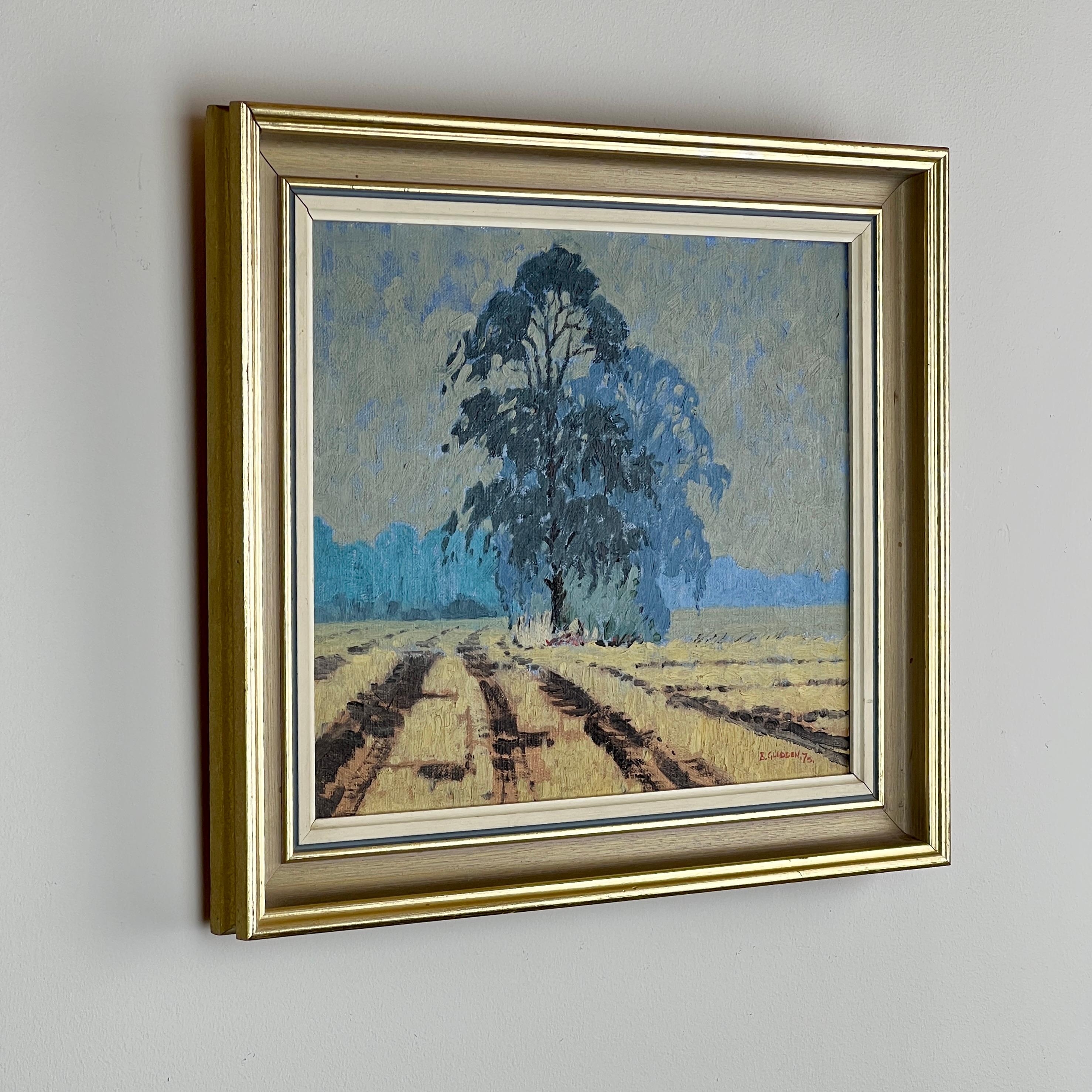Paysage peinture à l'huile sur toile de Brian Glidden Bon état - En vente à London, GB