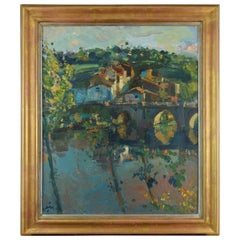 Landscape, Oil on Canvas, Signed, Grau Santos, Julián 'Spain, 1937-'