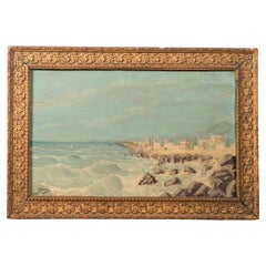 Landscape. Oil on panel. ALMAGRO, Juan, 1903.