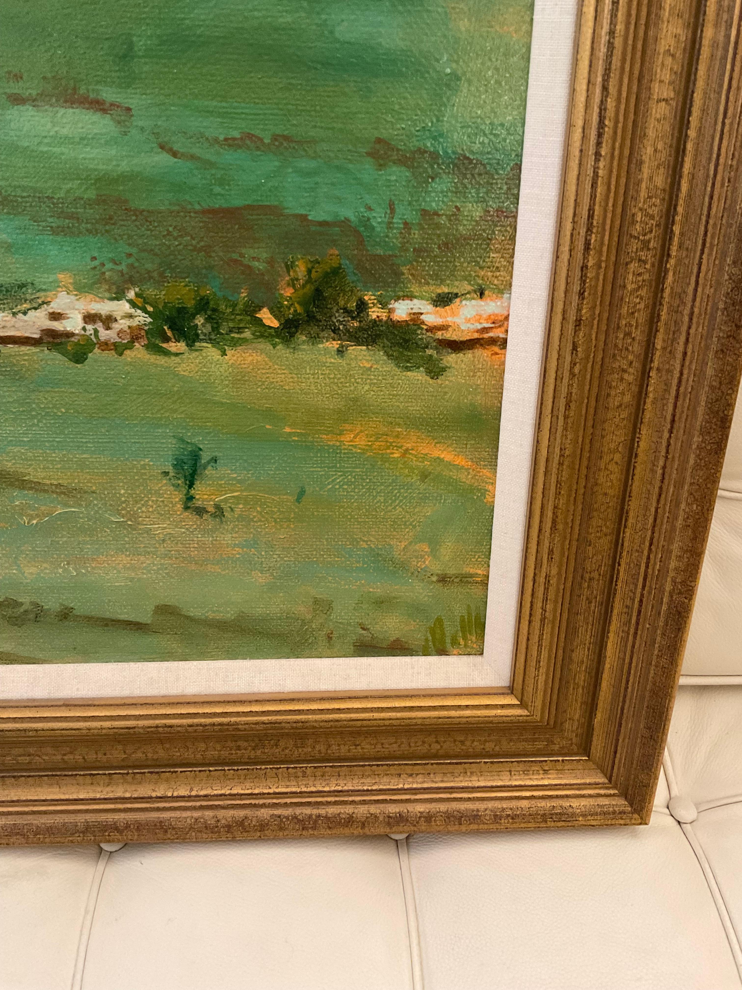 Landschaft, Ölgemälde von Matthew Broussard im Angebot 2
