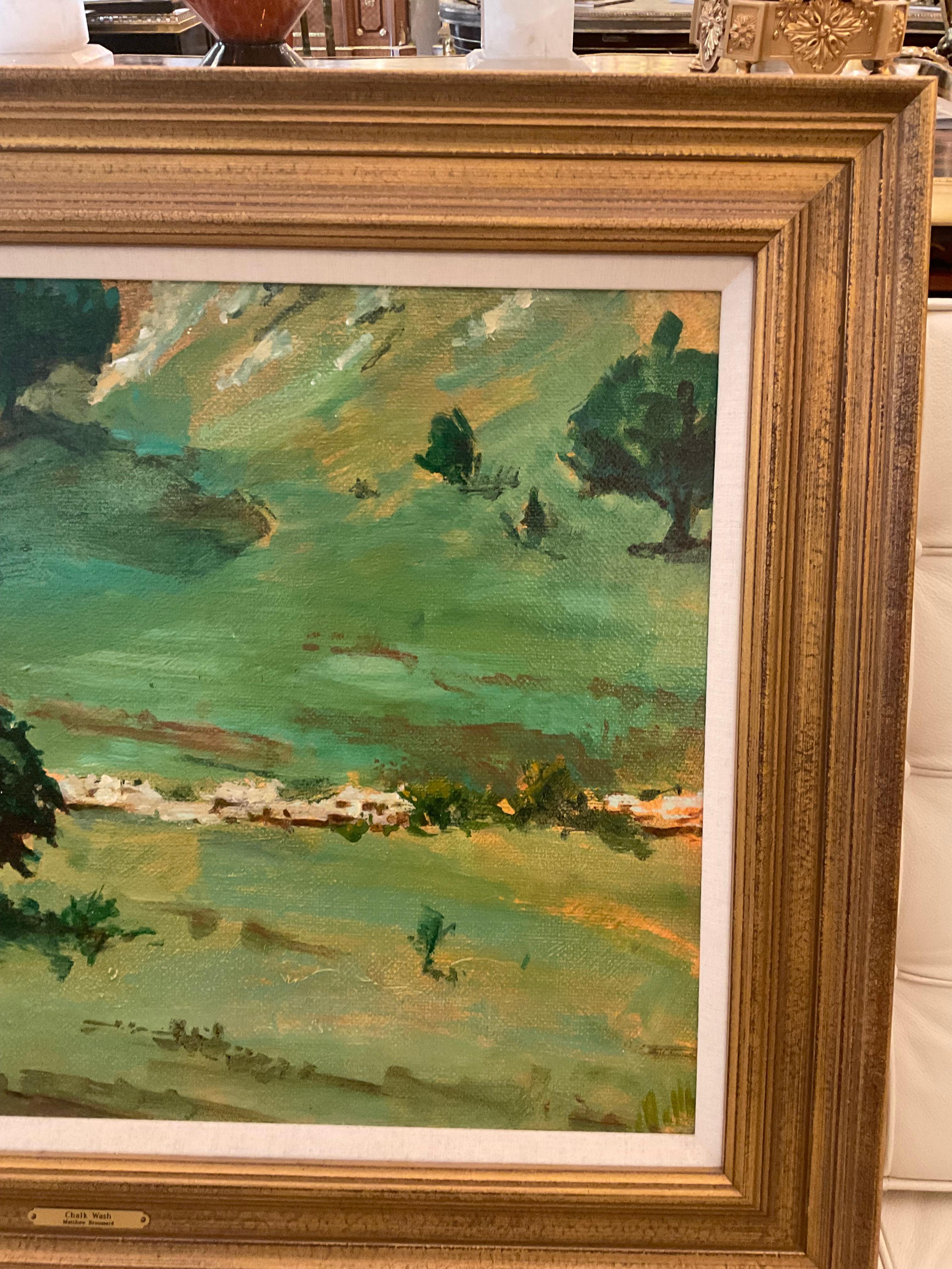 Landschaft, Ölgemälde von Matthew Broussard (amerikanisch) im Angebot