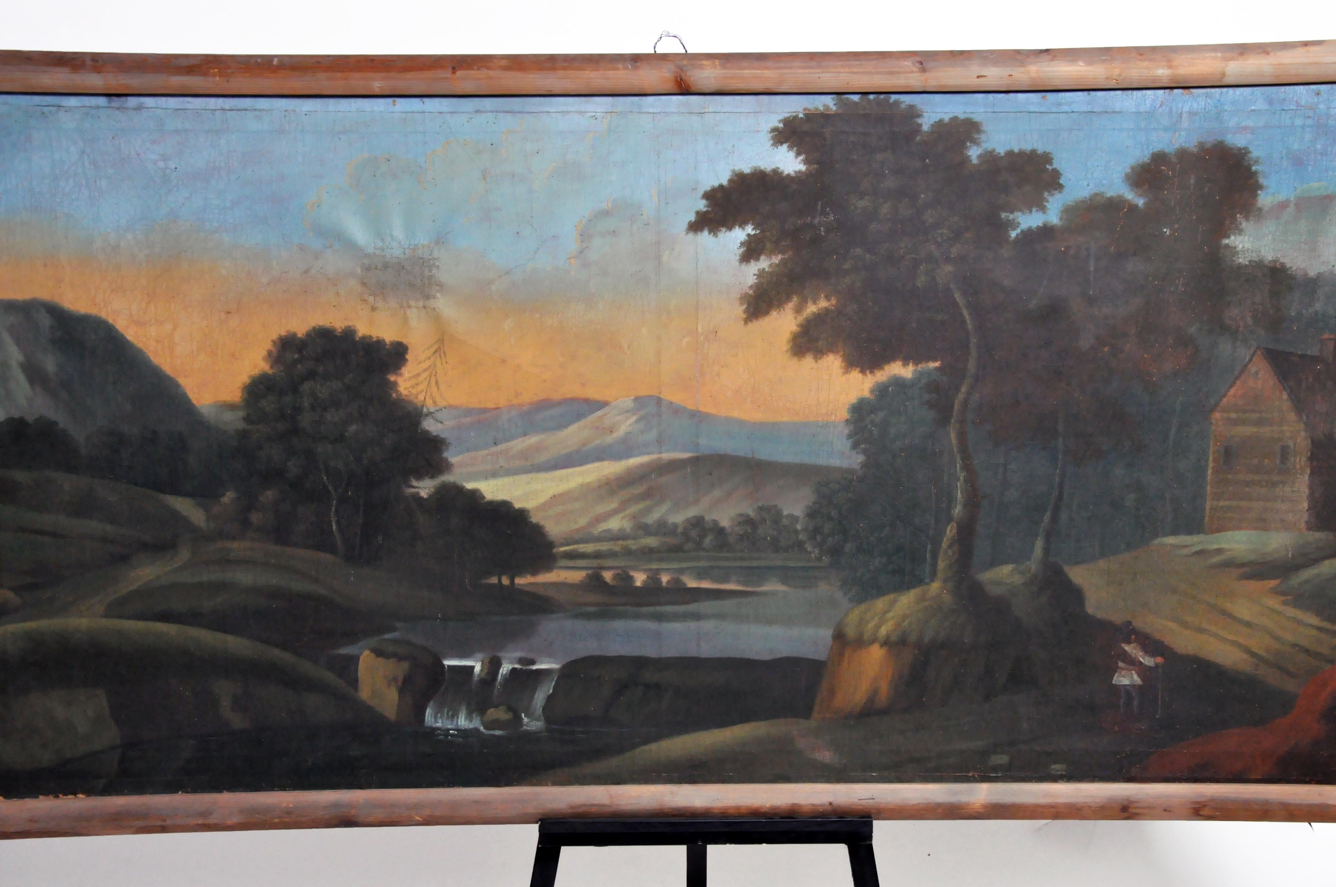 Landscape Oil Painting from Italy  For Sale 3
