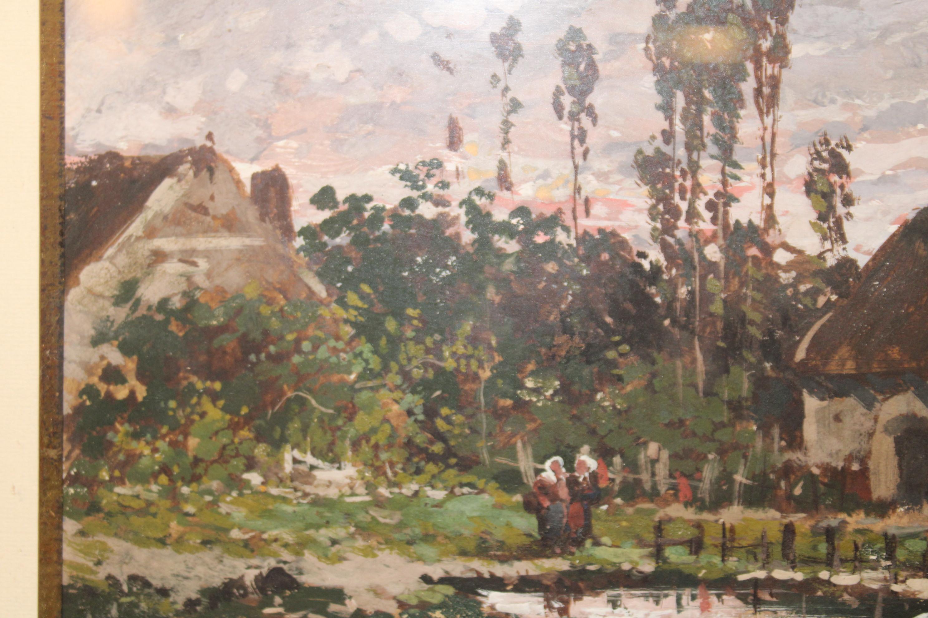 20th Century Landscape Painting by Eugène Galien, Laloue For Sale