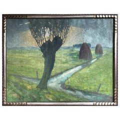 Landscape Painting by The Belgian Artist Jan Claessens, circa 1930