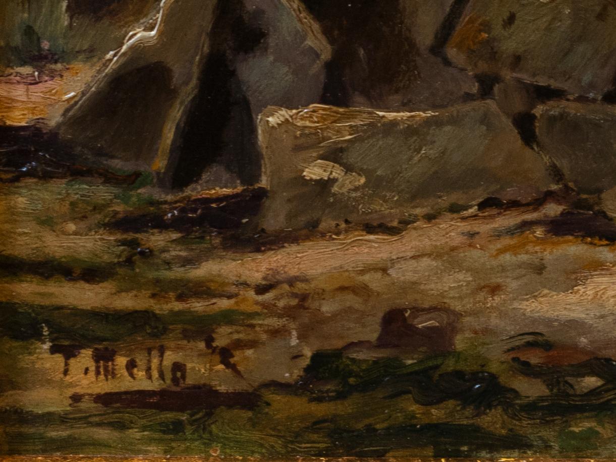Landschaftsgemälde von Thomaz de Mello Jr. (1906 - 1990), Sintra, Portugal im Zustand „Gut“ im Angebot in Lisbon, PT