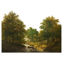 Landscape Painting "Shepherd & Flock" by Pieter Gerardus Van Os circa 1821
