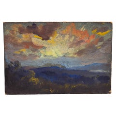 Landscape Painting Sunset by Colin Campbell Cooper Collection Fletcher Steele