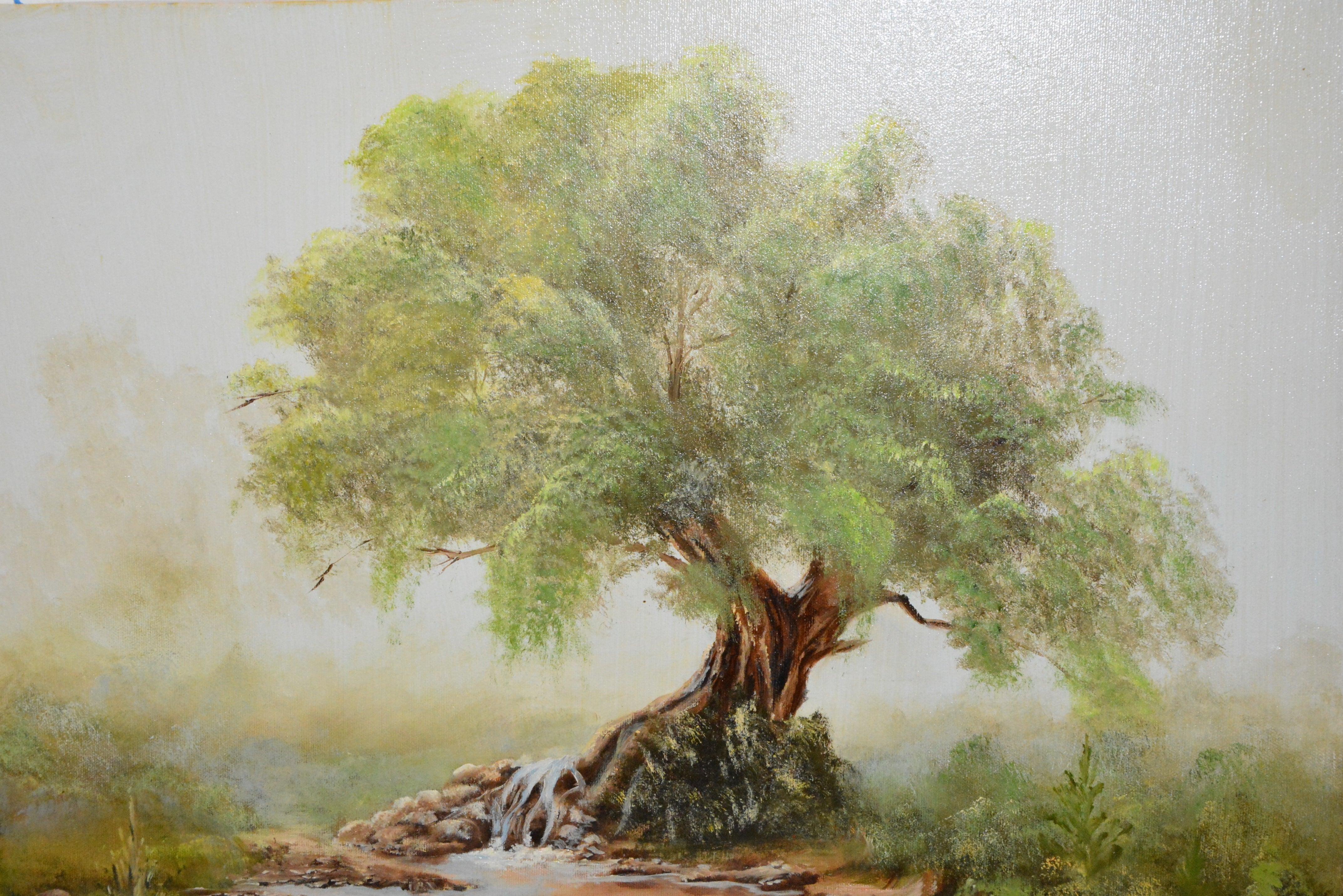 20th Century Landscape Paintings by Nora Alleda Hirano For Sale