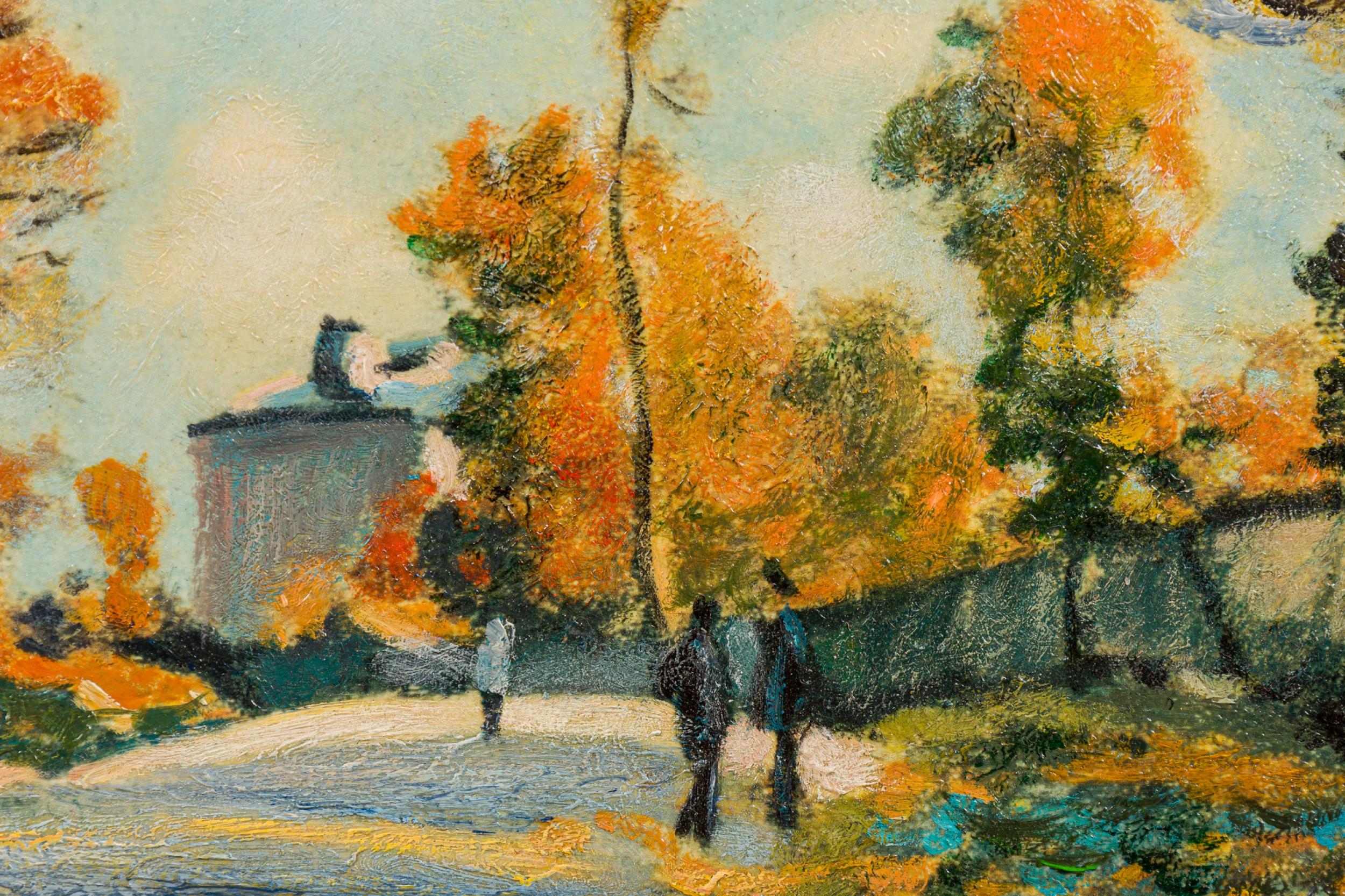 Landschaftslandschaft „Route de Louveciennes“ (amerikanisch) im Angebot