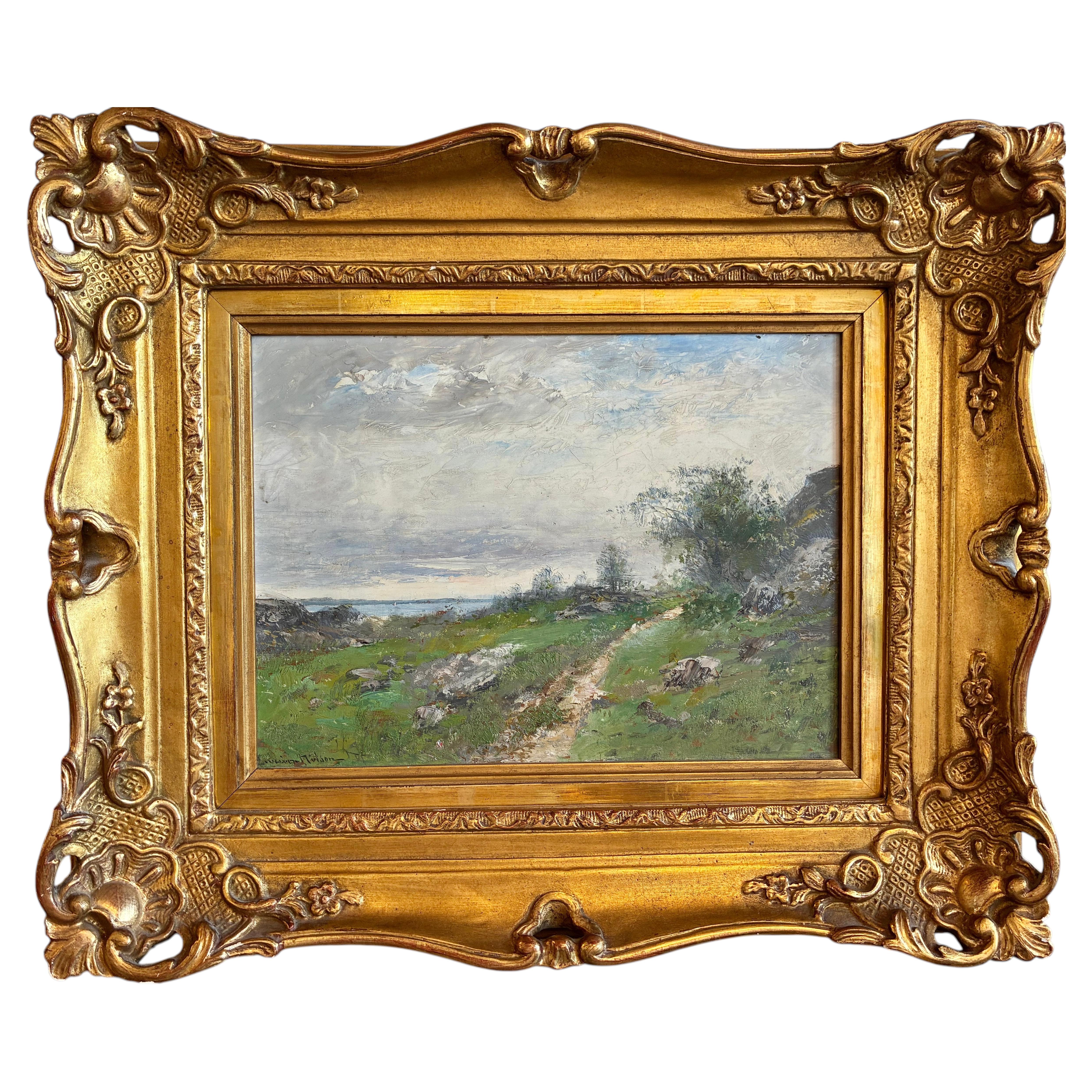 Landscape. Severin Nilsson (1846-1918) For Sale
