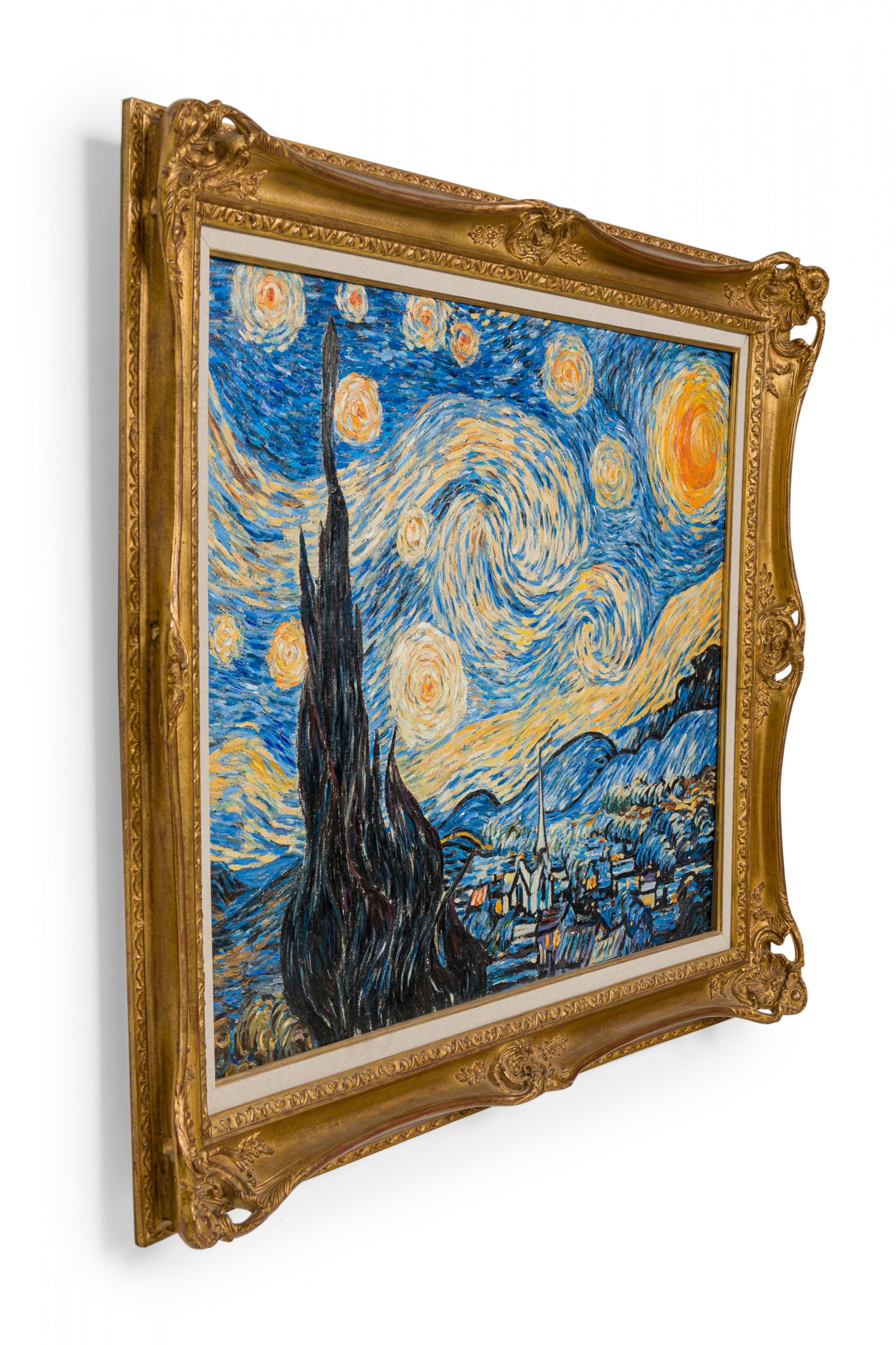 Copy of an impressionist landscape titled  