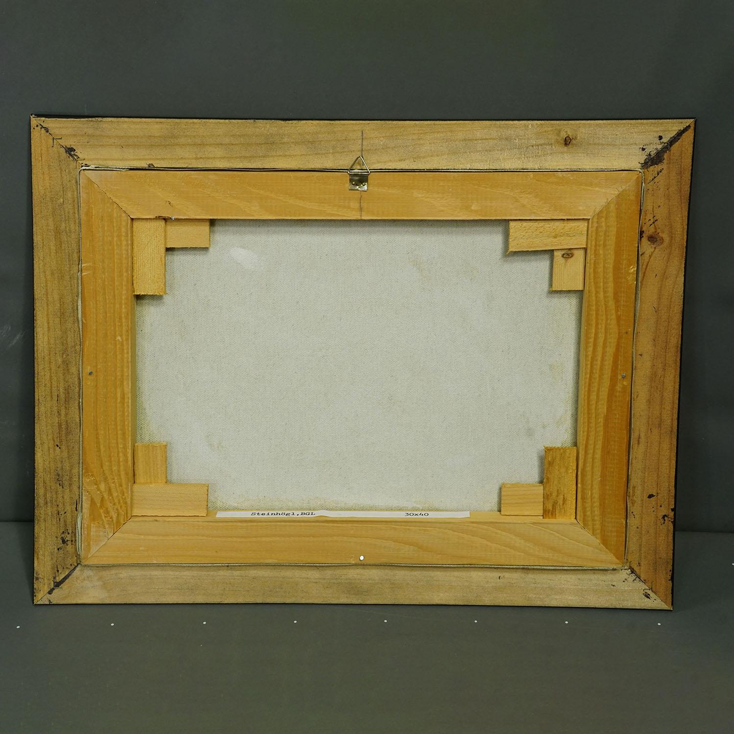 Landschaft Steinhögl Bayern, 1989 - Ölgemälde von Alexander Michael (Ende des 20. Jahrhunderts) im Angebot