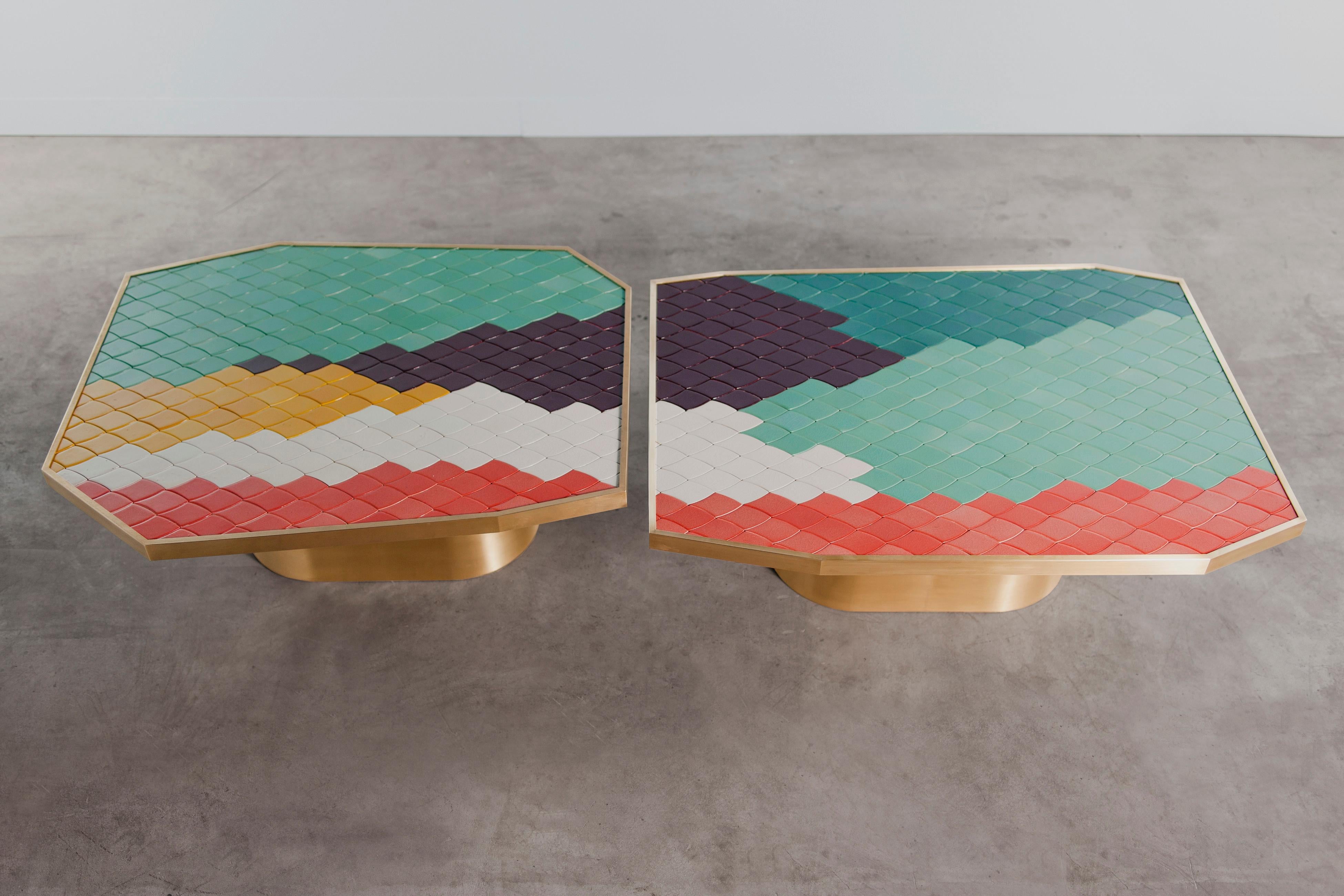Hand-Crafted Landscape Table 3 by India Mahdavi For Sale