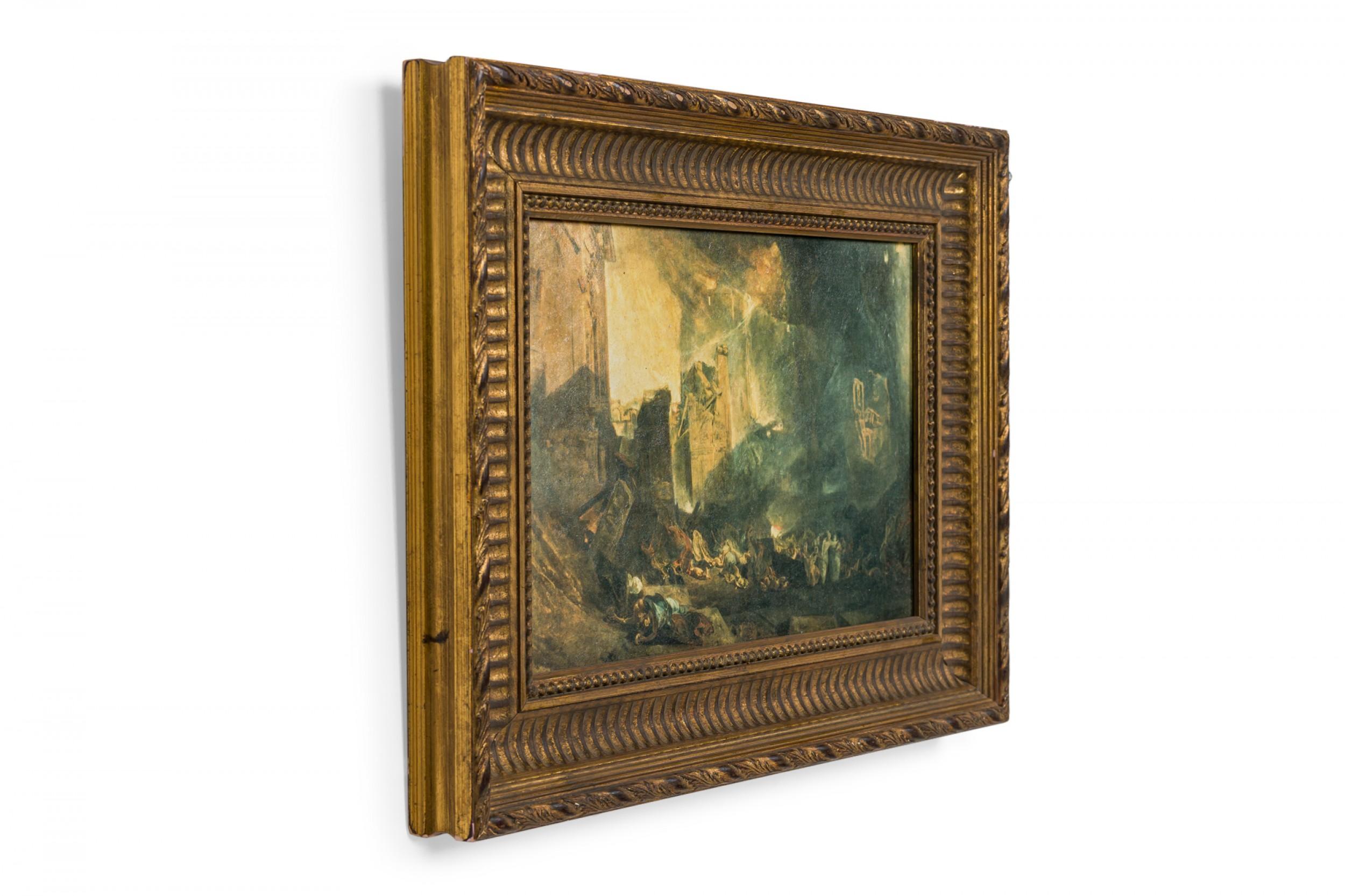 Copy of a landscape painting titled 