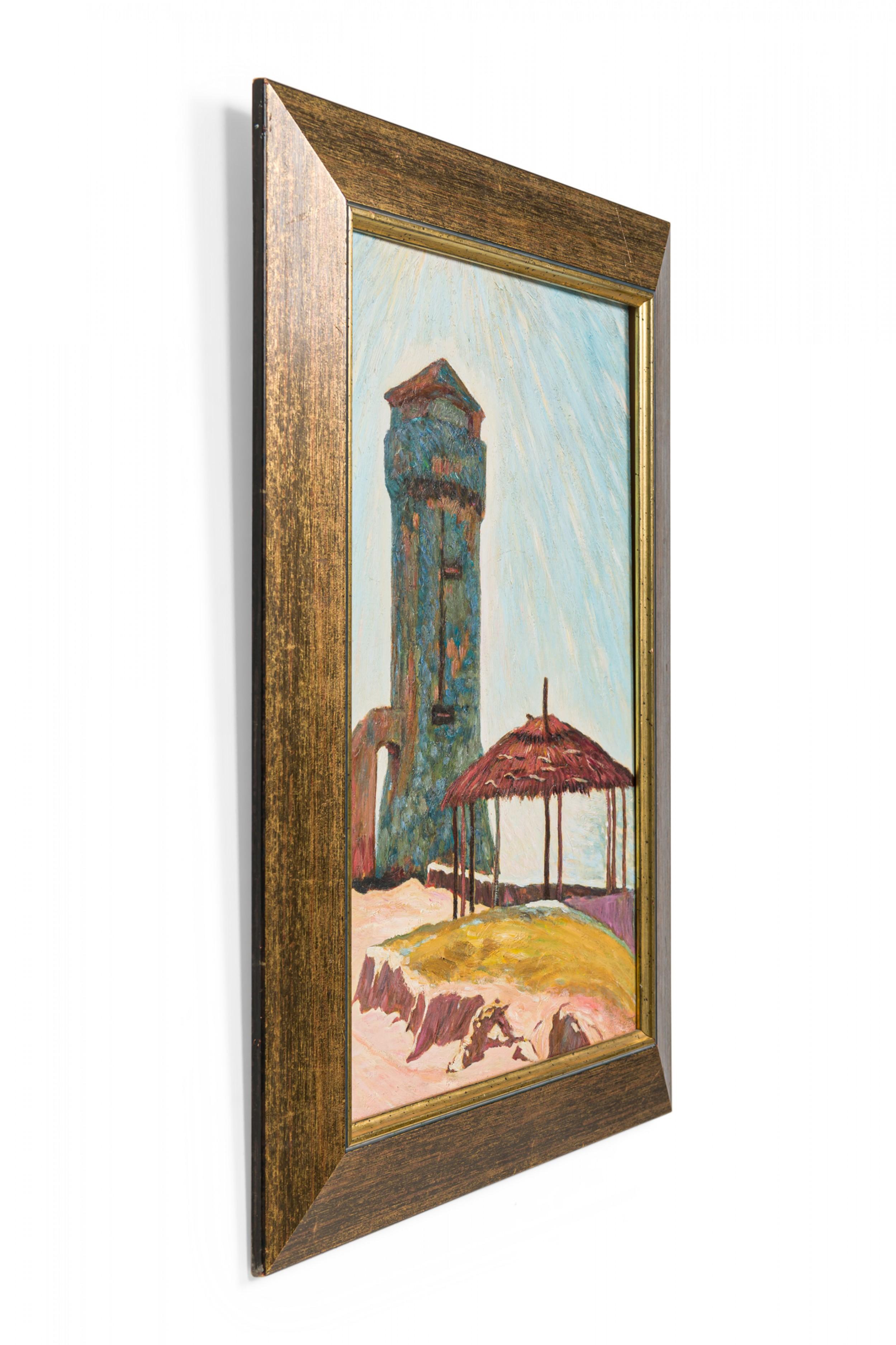 Copy of an impressionist landscape painting titled 
