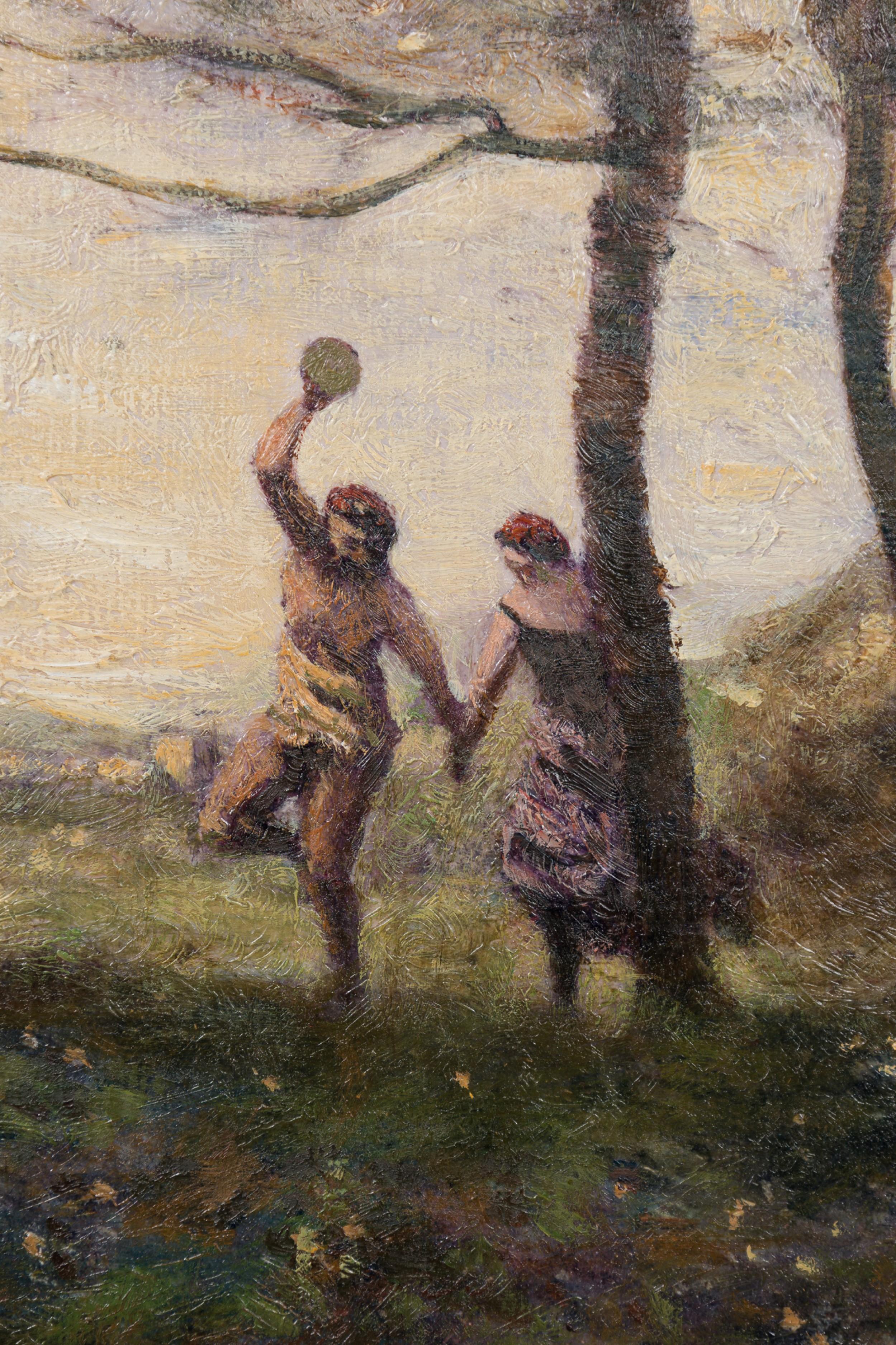 Americano Paesaggio sotto gli alberi in vendita