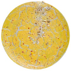 Landscape Wall Plate Yellow