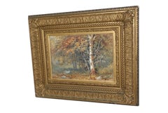 Landschaft Aquarellgemälde, signiert von L Douglas, amerikanisch, frühes 20. Jahrhundert