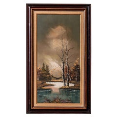 Landschaft mit Birken, M. Verheyden