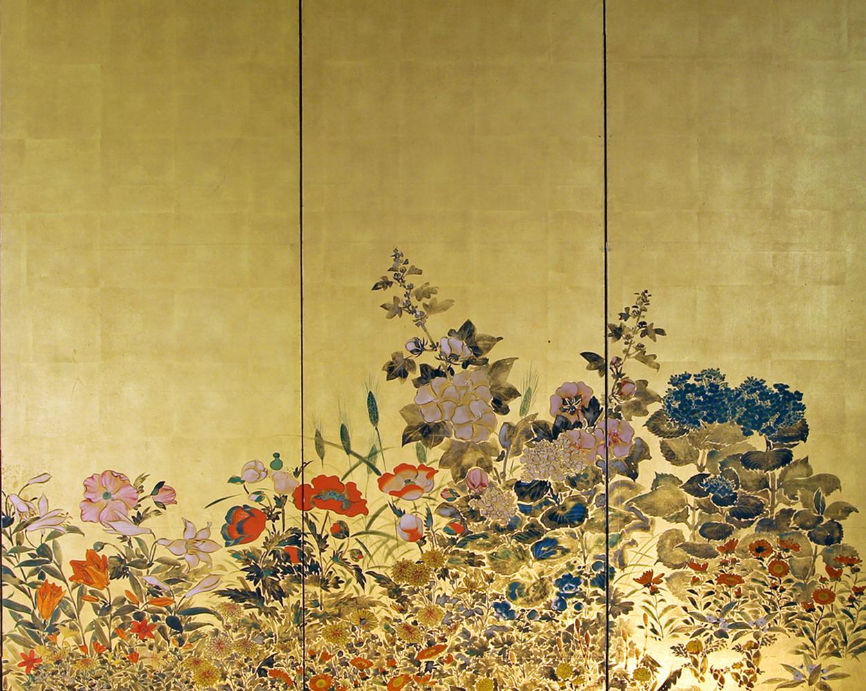 Six-panel screen of the 