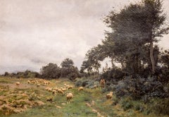 Landscape with Sheep by Victor Binet
