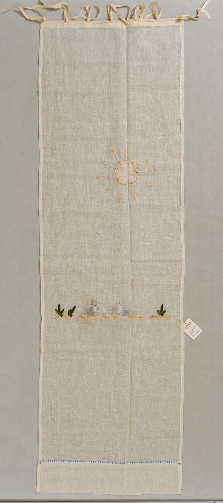 Other Landscape with Teddy Bears Italian Design Curtain For Sale