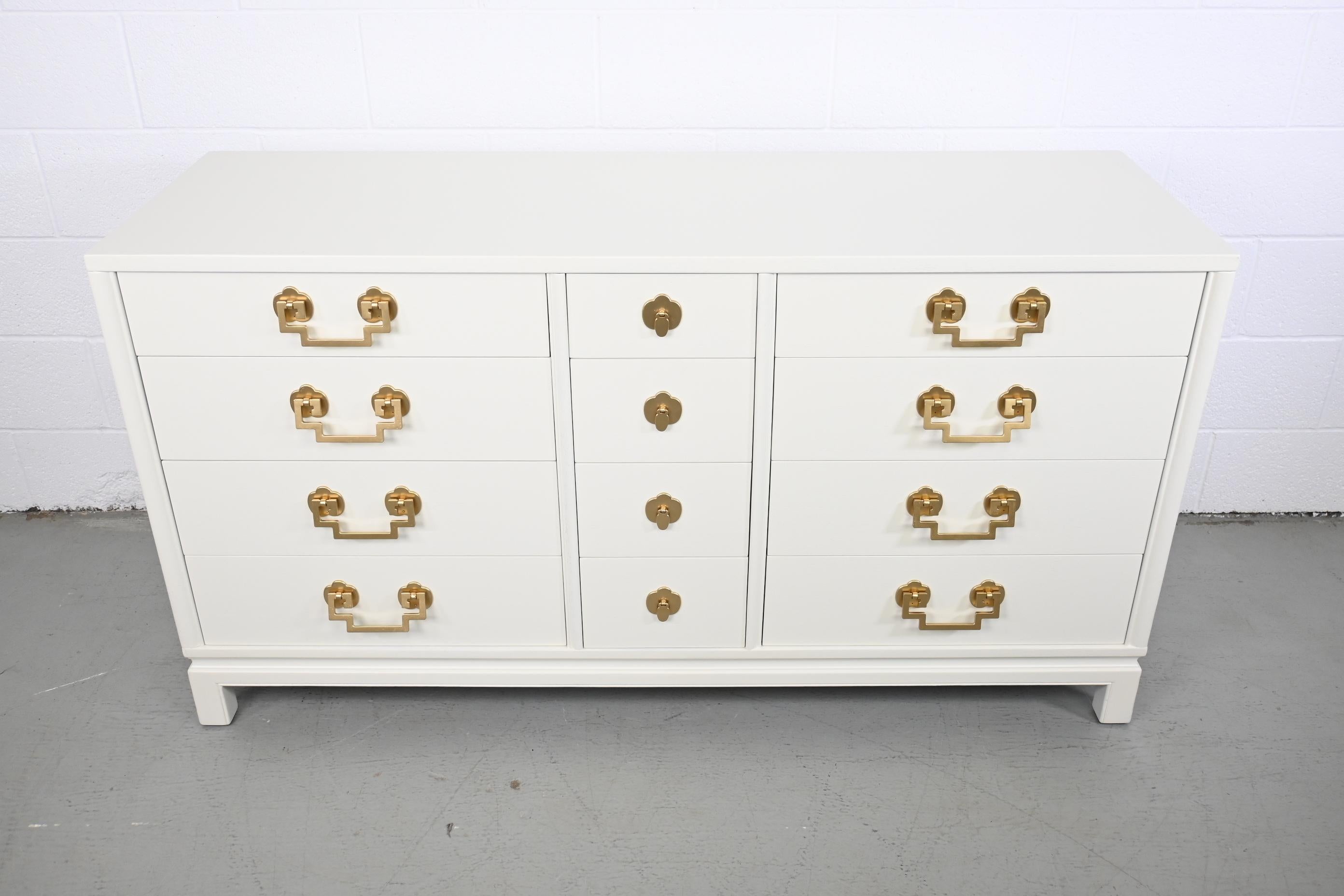 ivory and gold dresser