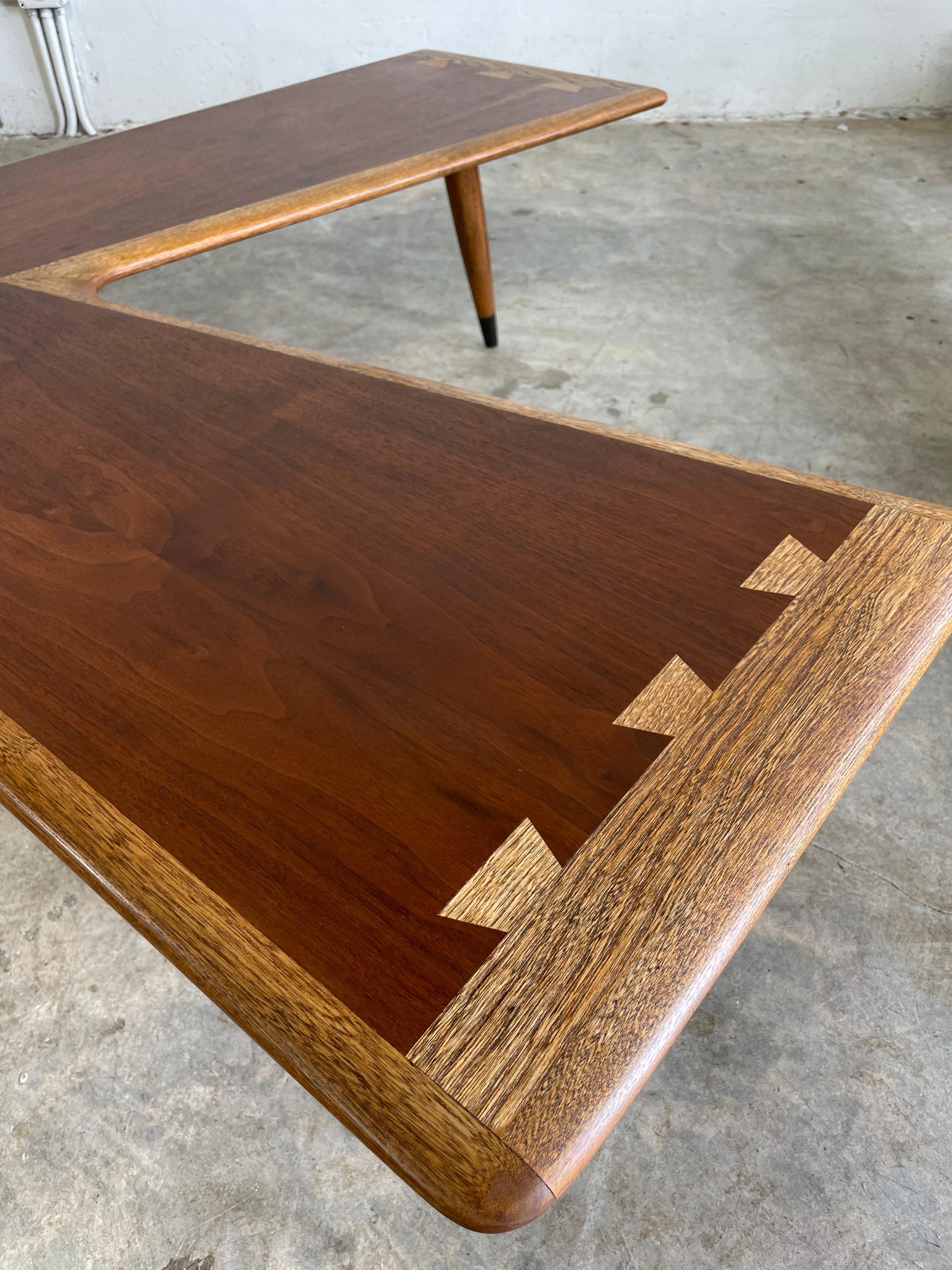 American Lane Acclaim “Boomerang” Coffee Table Mid Century Modern