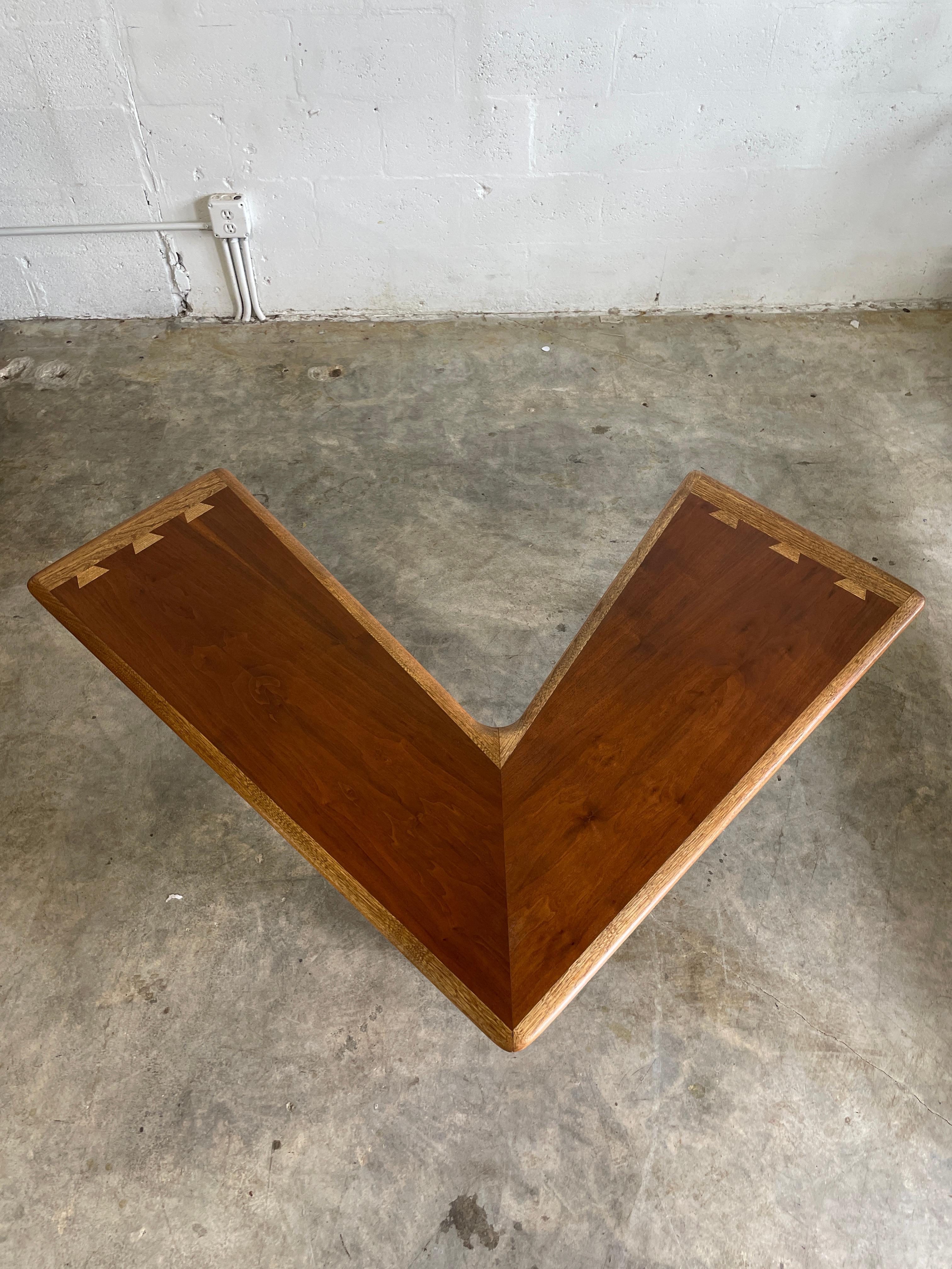 Walnut Lane Acclaim “Boomerang” Coffee Table Mid Century Modern