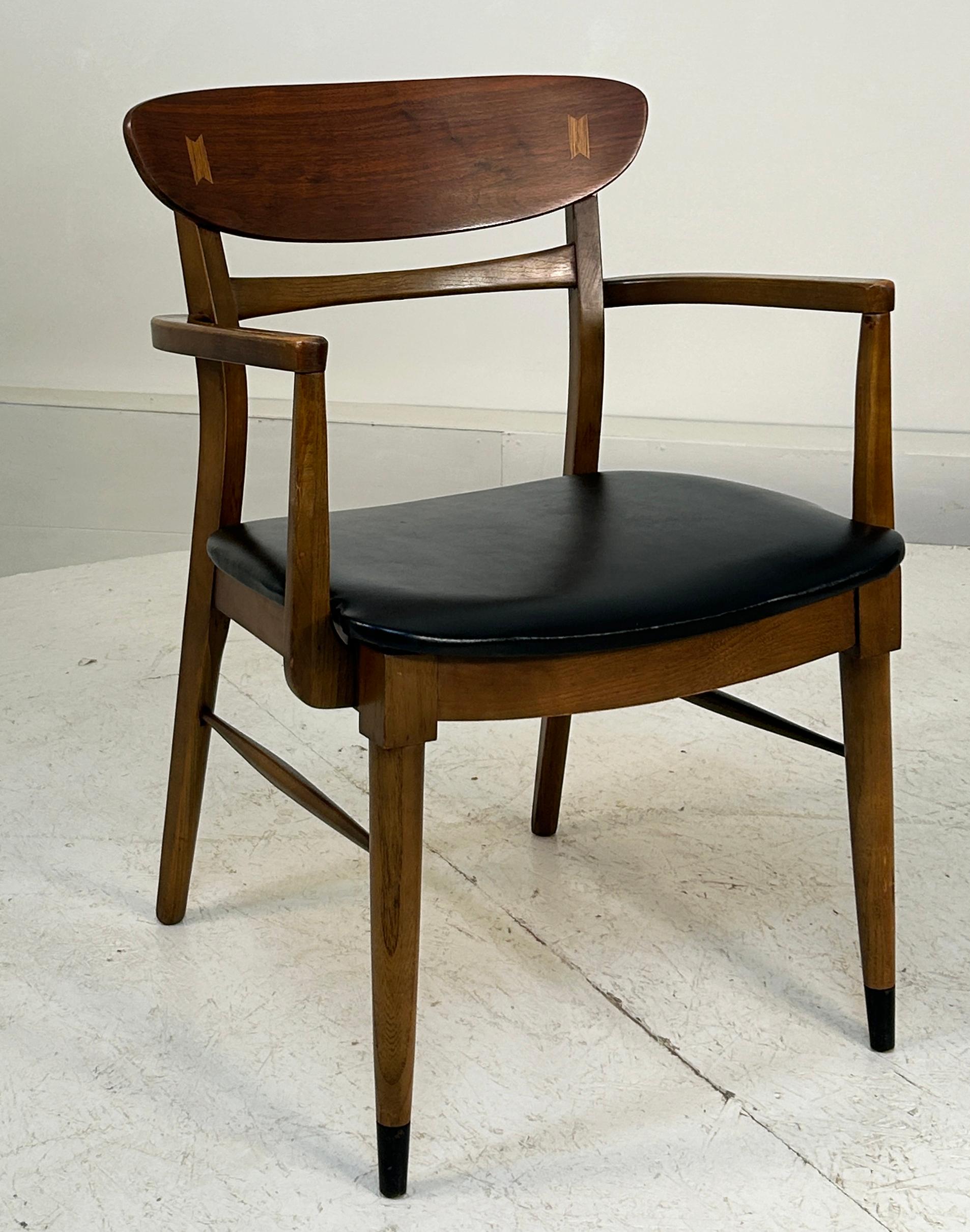Mid-Century Modern Lane Acclaim Ensemble complet de salle à manger 6 places en vente