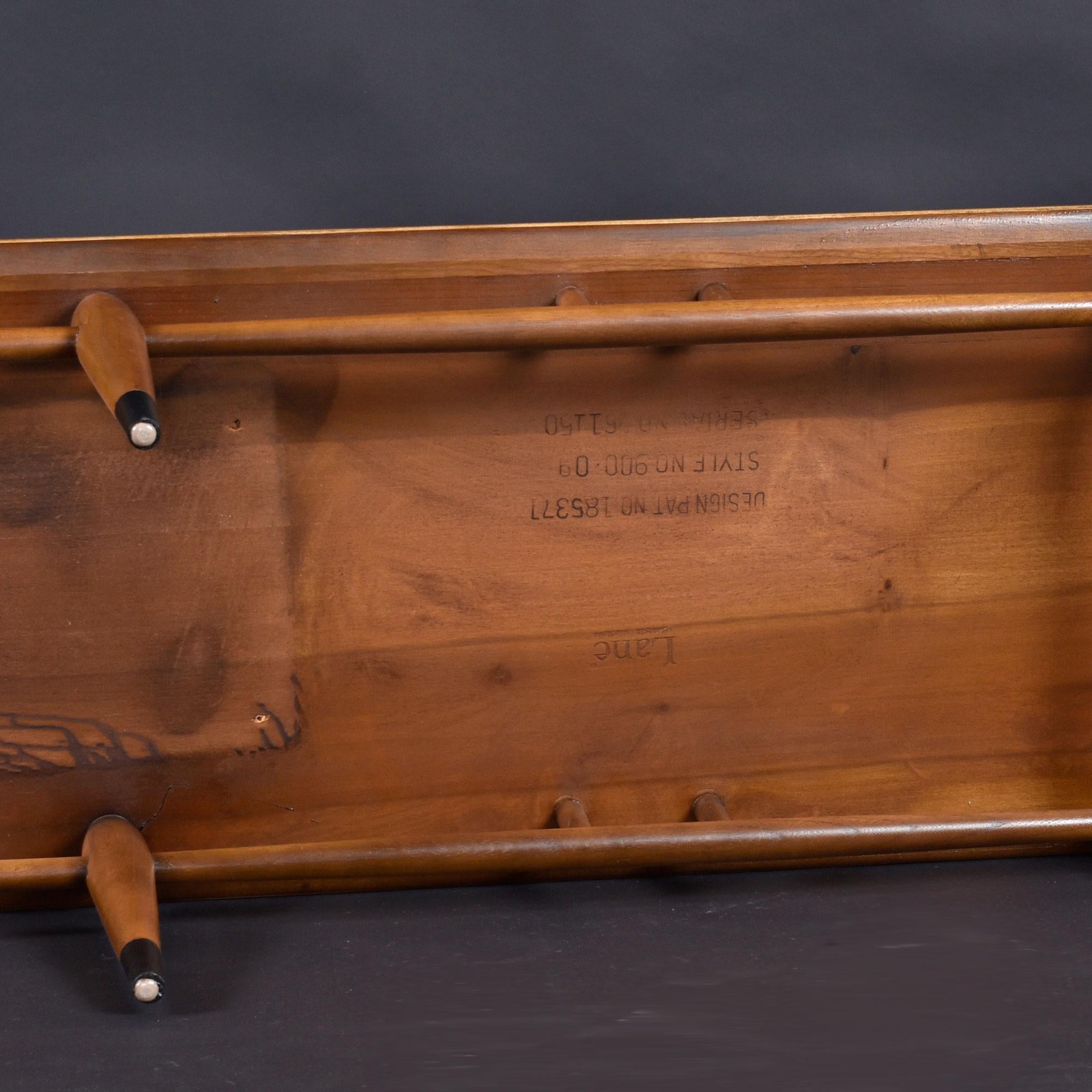 Lane Acclaim Table basse à queue d'aronde pour planches de surf extra-longues en vente 5