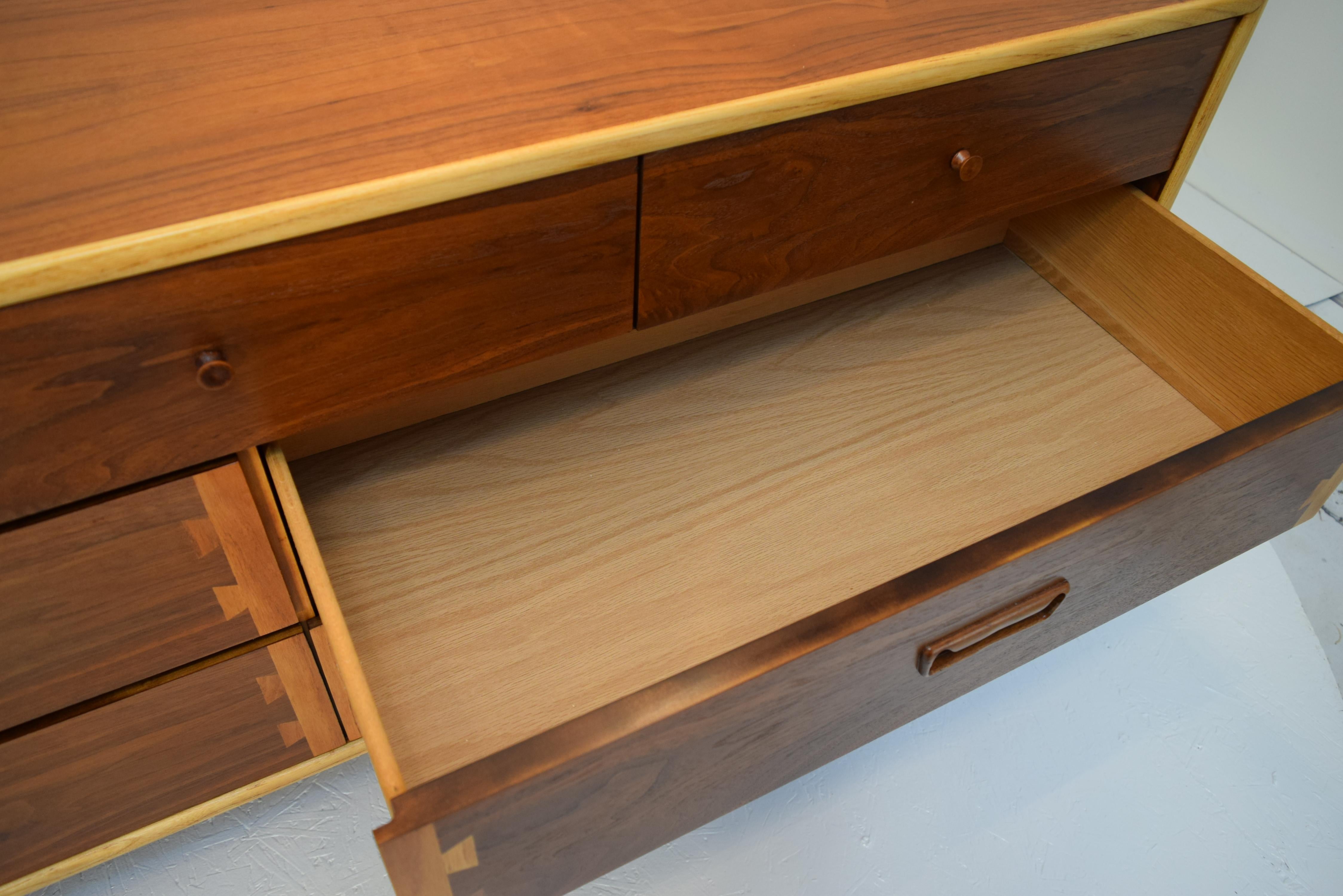 Glass Lane Acclaim lowboy Dresser and Mirror